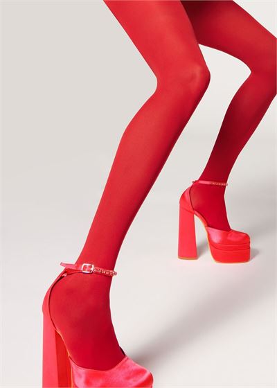 Kırmızı 50 Denye Total Comfort Yumuşak Dokunuşlu Külotlu Çorap